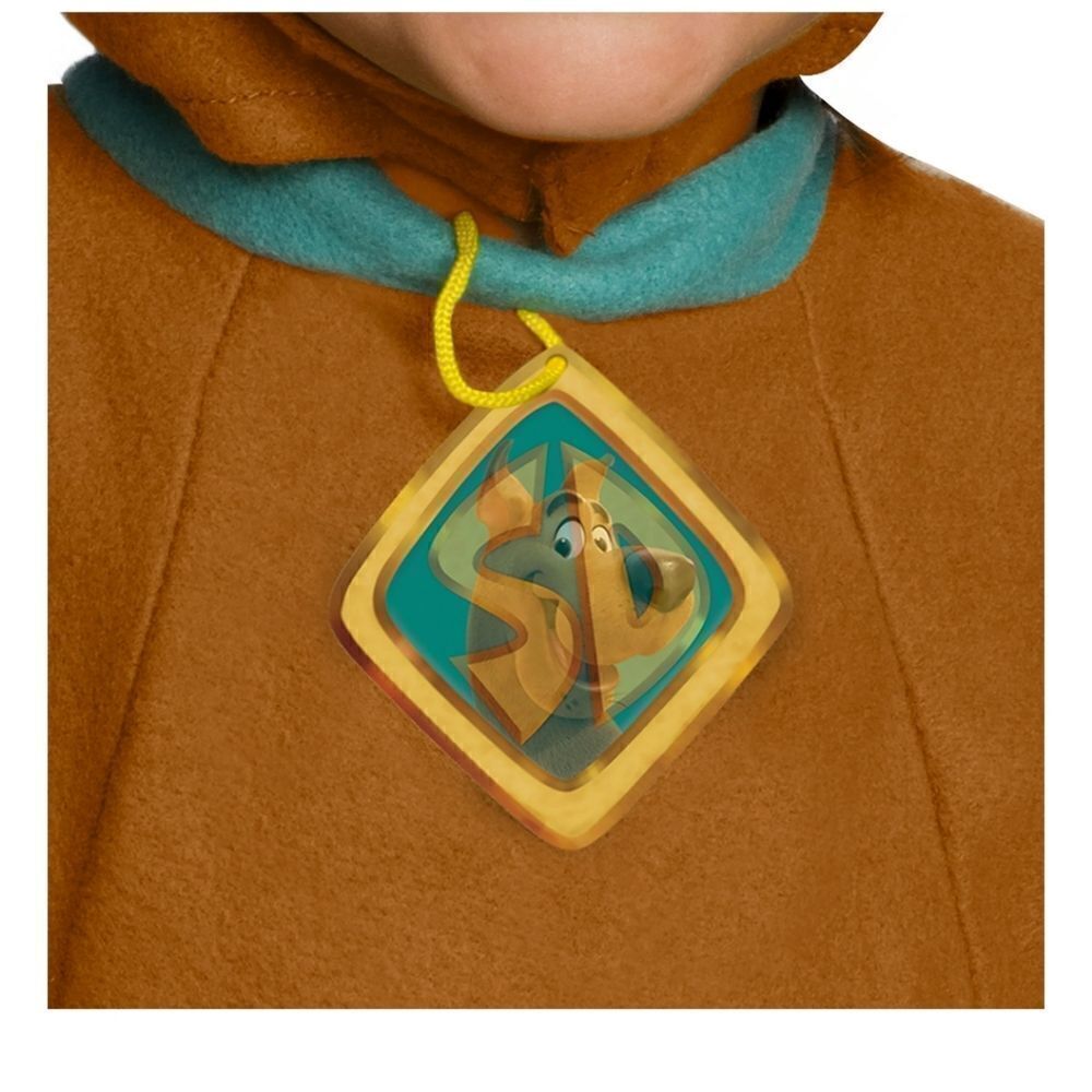 Nwt Scooby-Doo Toddler Costume For Boys or girls With Holographic Dog Tag - Picture 7 of 9